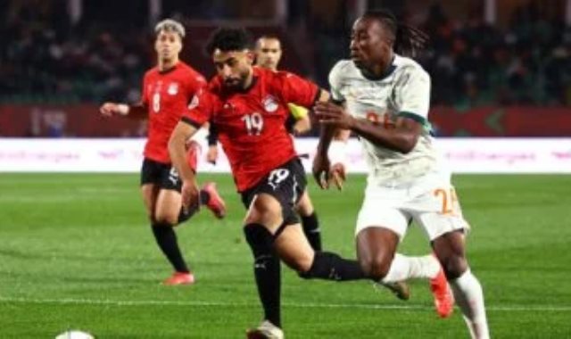 جانب من مباراة مصر وكوت ديفوار في كأس أمم أفريقيا