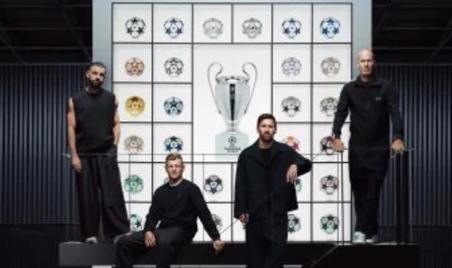 محمد صلاح يشارك في إعلان كرة دوري الأبطال