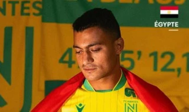مصطفى محمد مهاجم منتخب مصر ونادي نانت الفرنسي