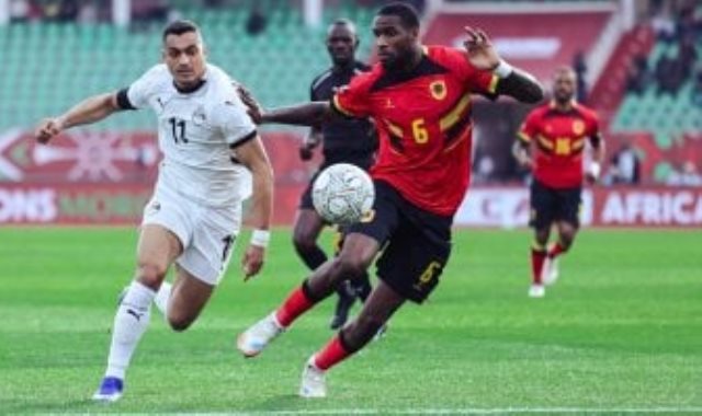 جانب من مباراة مصر وأنجولا في كأس أمم أفريقيا 2025