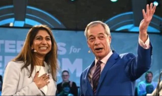 نايجل فاراج وسويلا برافرمان