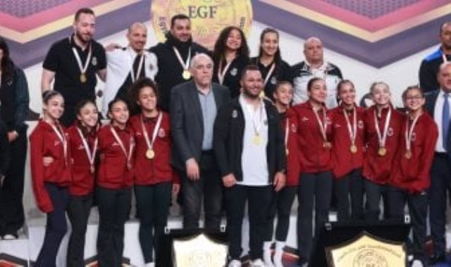 نادى الصيد يحصد بطولة الدرع العام للجمباز الفني