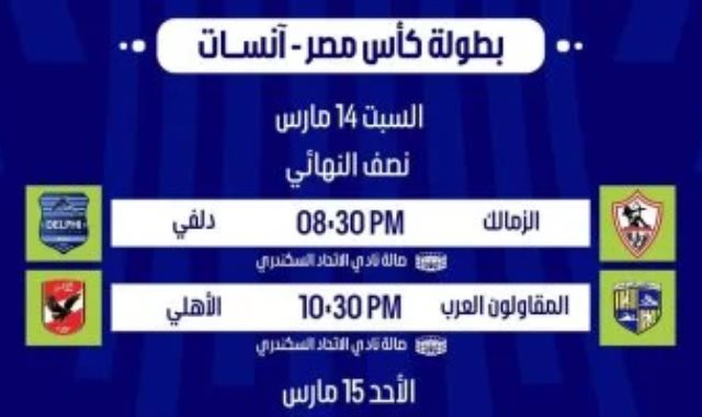 كاس مصر انسات