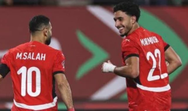 عمر مرموش ومحمد صلاح ثنائي منتخب مصر