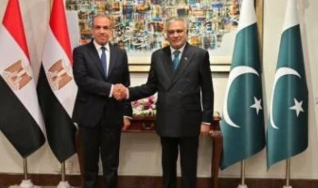 وزير الخارجية ونظيره الباكستانى