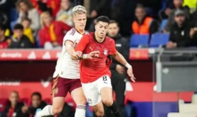 مباراة مصر واسبانيا