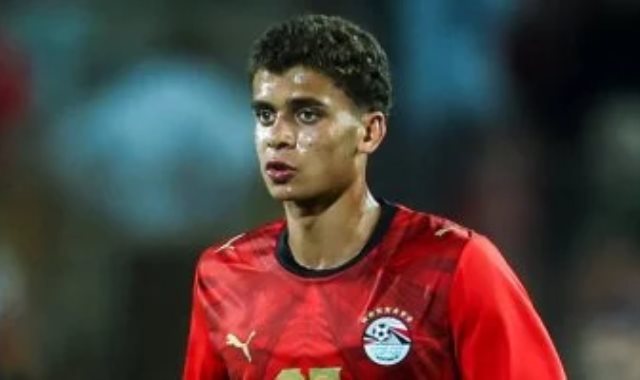 حمزة عبد الكريم في معسكر منتخب مصر