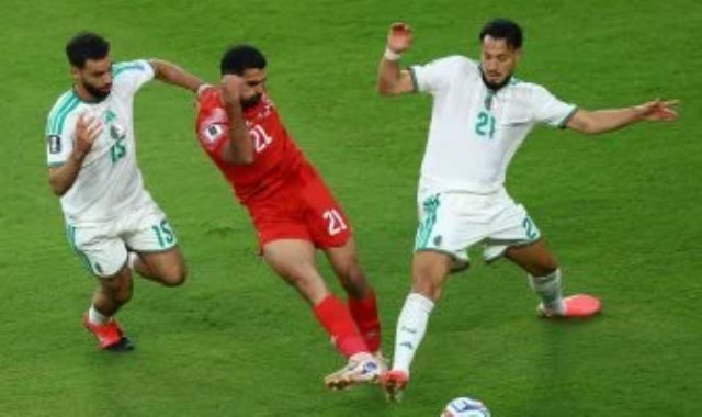 جانب من منتخب الجزائر والأردن