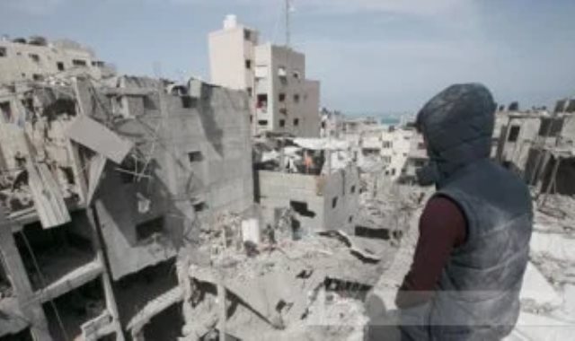 آثار العدوان الاسرائيلي على غزة