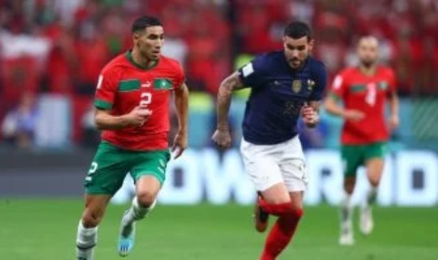 مباراة سابقة بين فرنسا ضد المغرب