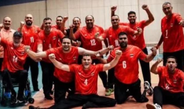 منتخب مصر البارالمبى يصعد دور الثمانية في بطولة العالم للكرة الطائرة جلوس