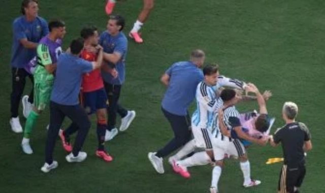 مباراة الارجنتين واسبانيا