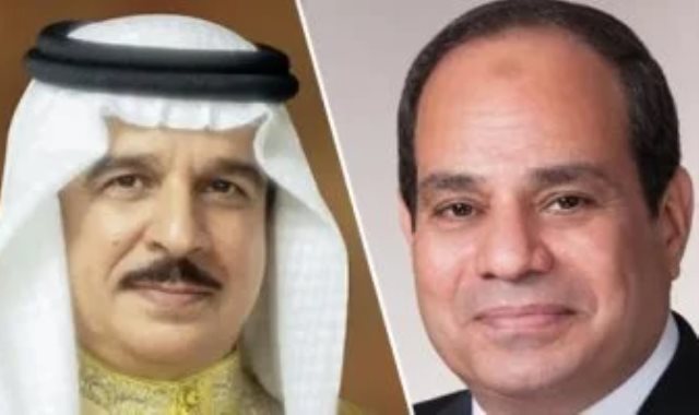 الرئيس عبد الفتاح السيسي والملك حمد بن عيسى آل خليفة ملك مملكة البحرين