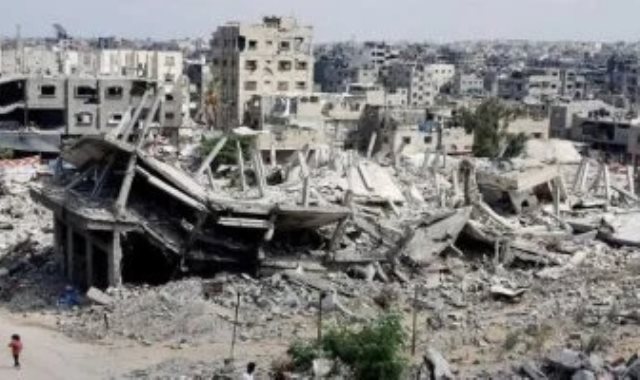 دمار قطاع غزة جراء العدوان الإسرائيلى