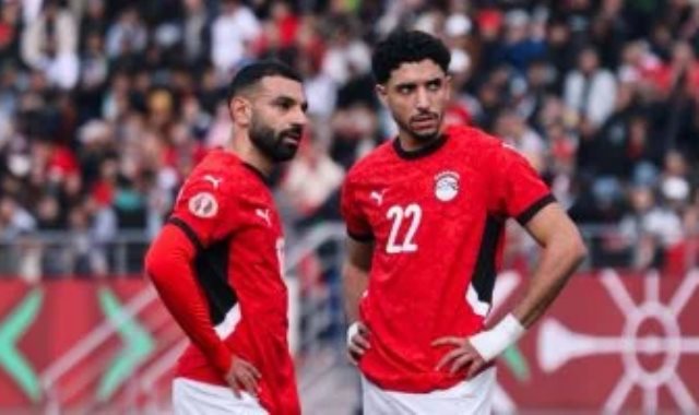 عمر مرموش ومحمد صلاح ثنائي منتخب مصر