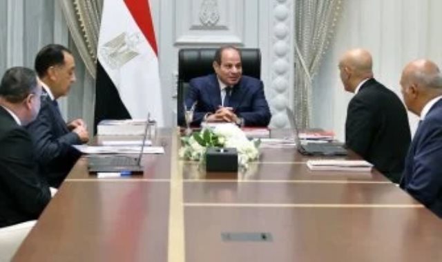 اجتمع السيد الرئيس عبد الفتاح السيسي، بمدينة العلمين اليوم
