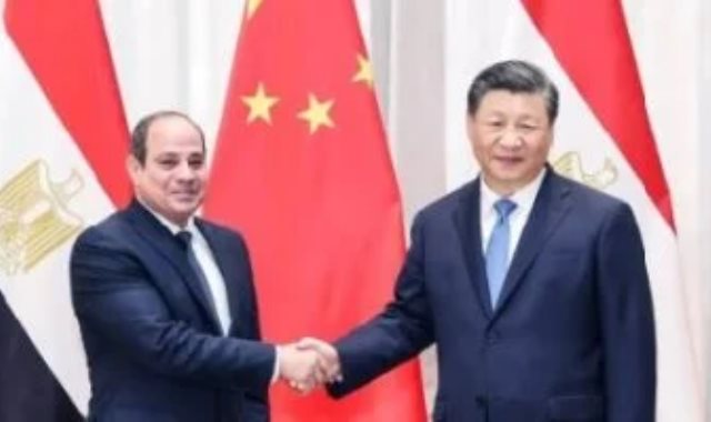الرئيس السيسى ونظيره الصينى
