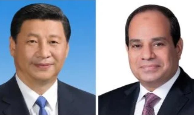 الرئيس السيسي والرئيس الصينى