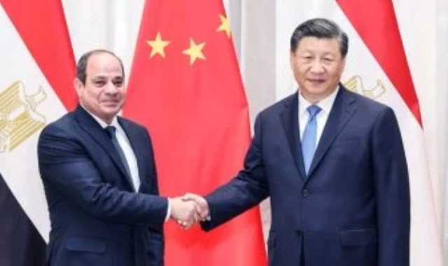 السيسي والرئيس الصيني