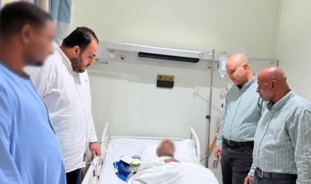 جانب من متابعة وزارة السياحة للمصابين فى السعودية
