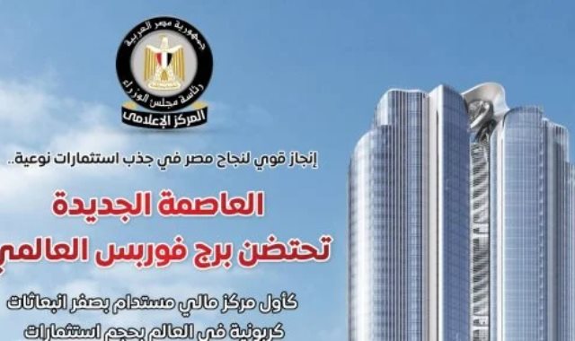 العاصمة الجديدة تحتضن برج فوربس العالمى