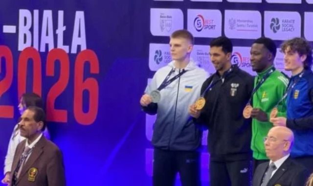 عمر أشرف لاعب منتخب مصر للكاراتيه