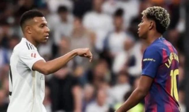 لامين يامال وكيليان مبابي ثنائي برشلونة وريال مدريد