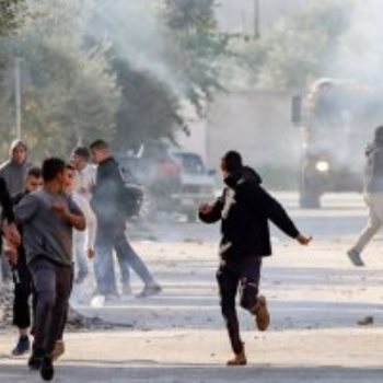 المواجهات بين شبان فلسطينيين وجيش الاحتلال