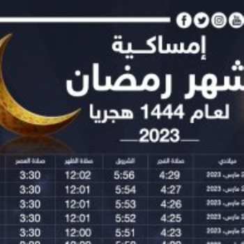 إمساكية شهر رمضان 2023 - أرشيفية