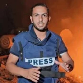 الصحفيان الشهيدان محمد قريقع - انس الشريف