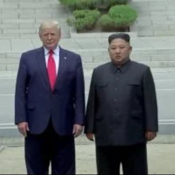 زعيم كوريا الشمالية وترامب