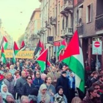 مظاهرات دعم فلسطين فى إيطاليا
