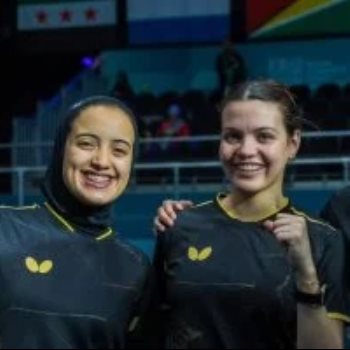 وزير الشباب والرياضة يتابع البعثة ويهنئ أبطال مصر الرياضيين