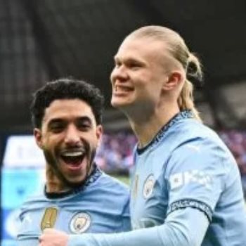 عمر مرموش وهالاند ثنائي مانشستر سيتي