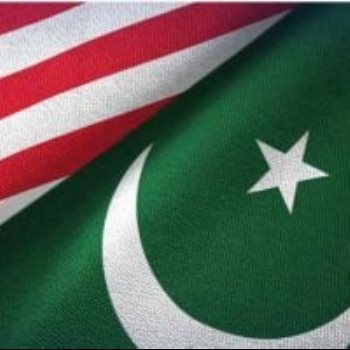 علم باكستان وأمريكا
