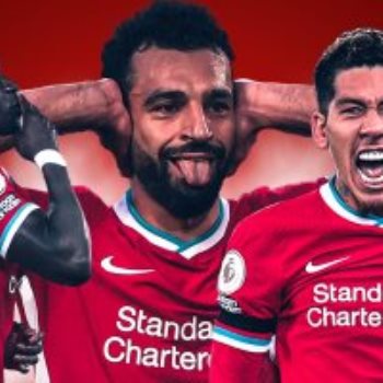 محمد صلاح وفيرمينو وساديو ماني ثلاثي ليفربول السابق