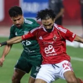 لقطة من مباراة الاهلي وزد