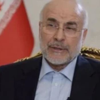 رئيس البرلمان الإيراني محمد باقر قاليباف