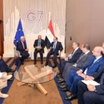 الرئيس السيسى ورئيسة المفوضية الأوروبية