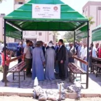 وزير العمل يفتتح ساحة انتظار ومظلات للعمال بمدينة 6 أكتوبر