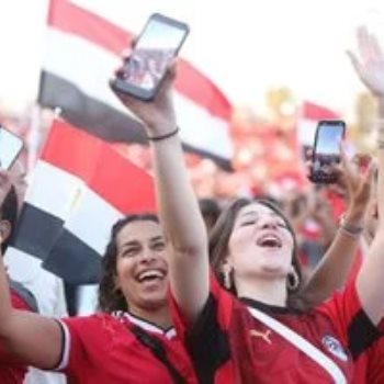 احتفالات مشجعى المنتخب المصرى