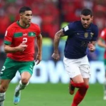 مباراة سابقة بين فرنسا ضد المغرب