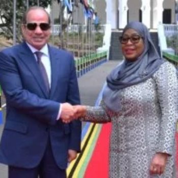 الرئيس السيسي ورئيسة جمهورية تنزانيا المُتحدة