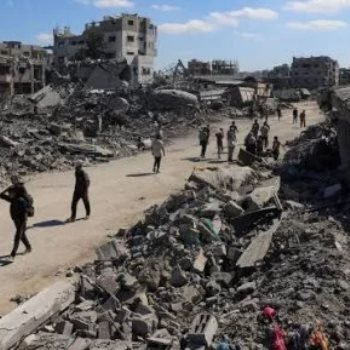 دمار قطاع غزة جراء العدوان الإسرائيلى