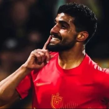 إبراهيم عادل لاعب نادي نوردشيلاند الدنماركي