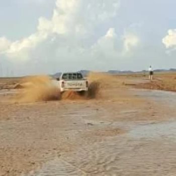 سيول تضرب منطقة برنيس جنوب مرسى علم بالبحر الأحمر