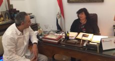 محمد حفظي ووزيرة الثقافة