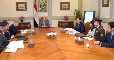 اجتماع الرئيس عبد الفتاح السيسي اليوم 
