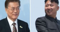 زعيما كوريا الشمالية وكوريا الجنوبية