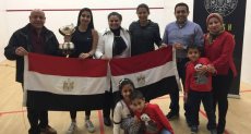 سفارة مصر تحتفى بفوز روان العربى ببطولة الإسكواش